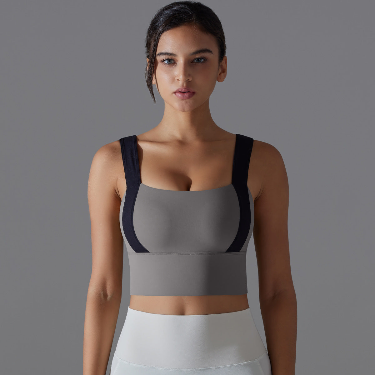 Double-sided Nylon Classic Tight Beauty Back Exercise Bra