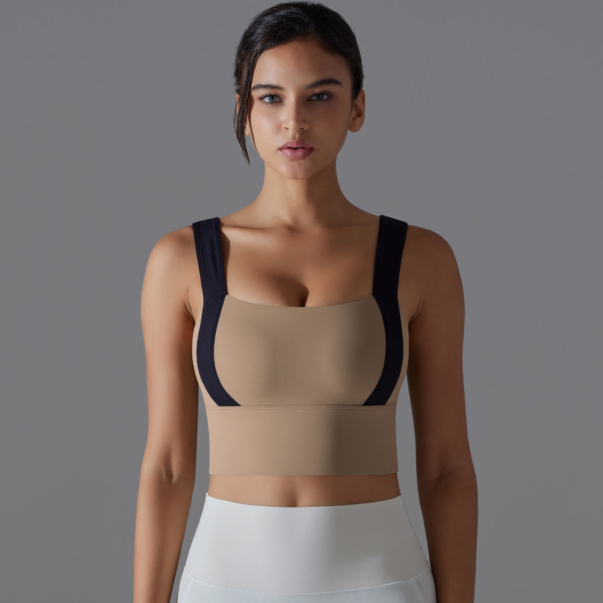 Double-sided Nylon Classic Tight Beauty Back Exercise Bra