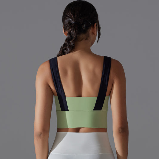 Double-sided Nylon Classic Tight Beauty Back Exercise Bra